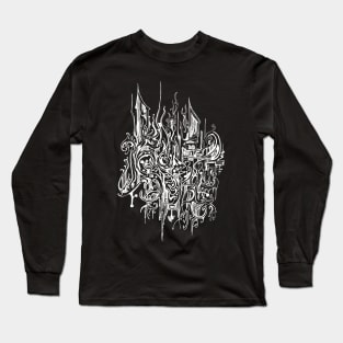 Abstract doodle art Long Sleeve T-Shirt